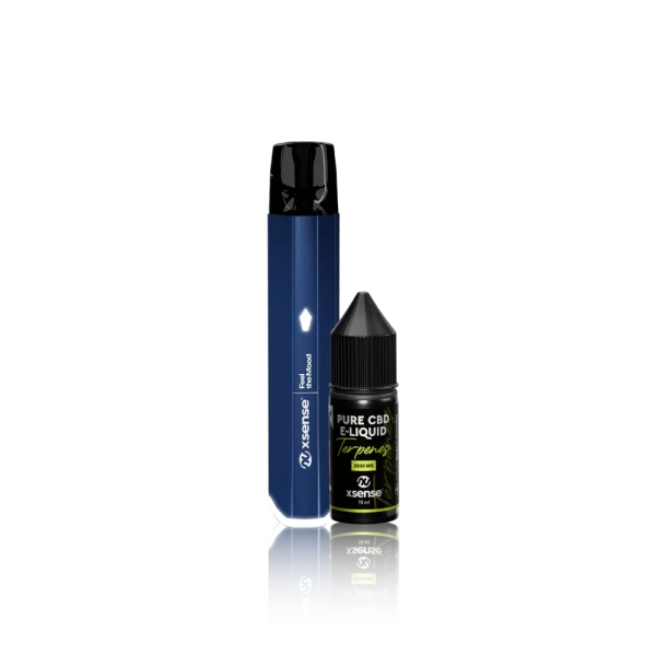 Combo Duo Terpenes E-Liquid + Vape DEEP BLUE