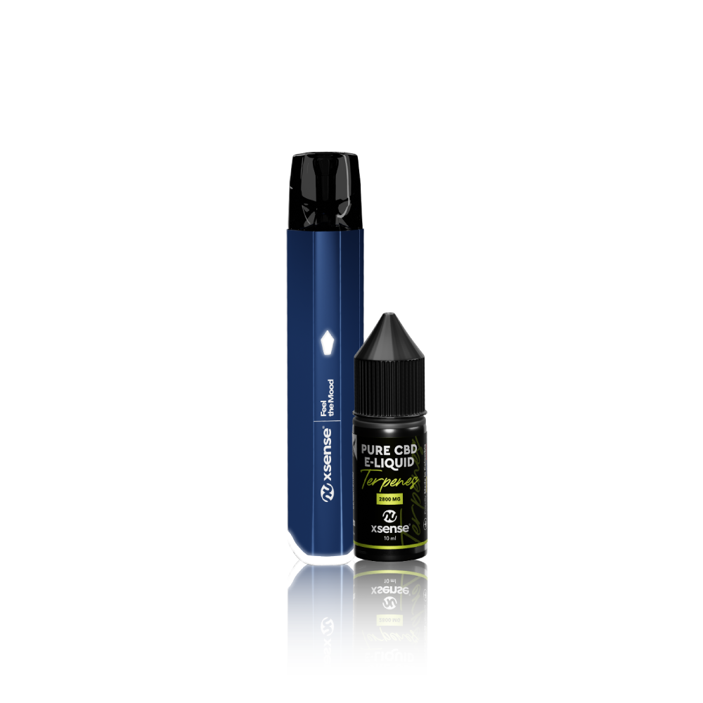 Combo Duo Terpenes E-Liquid + Vape DEEP BLUE